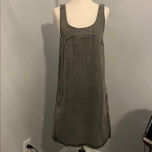 Natural Life Gray Denim Sleeveless Dress